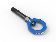 Load image into Gallery viewer, aFe CONTROL Front Tow Hook Blue - Nissan 370Z 2009-2020 / Z 2023-2025
