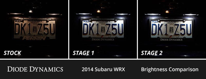 Diode Dynamics Stage 2 Interior LED Conversion Kit - Subaru WRX 2008-2014