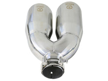 Load image into Gallery viewer, aFe Takeda 2-1/2&quot; 304 Stainless Steel Polished Right Exhaust Tip - Universal