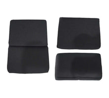 Load image into Gallery viewer, NRG FRP Bucket Seat Cushion- Black Fabric 3 Pcs