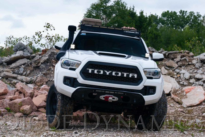 Diode Dynamics Stage Series C2 2.0 Sport White Combo/Driving Backlit Ditch Light Kit - Toyota Tacoma 2016-2023