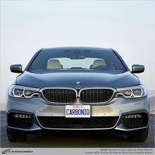 Load image into Gallery viewer, Carbonio No-Drill Front License Plate Mount - BMW 5-Series (G3x/G60) 2016-2026