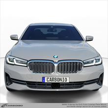 Load image into Gallery viewer, Carbonio No-Drill Front License Plate Mount - BMW 5-Series (G3x/G60) 2016-2026