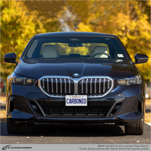 Load image into Gallery viewer, Carbonio No-Drill Front License Plate Mount - BMW 5-Series (G3x/G60) 2016-2026