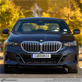 Carbonio No-Drill Front License Plate Mount - BMW 5-Series (G3x/G60) 2016-2026