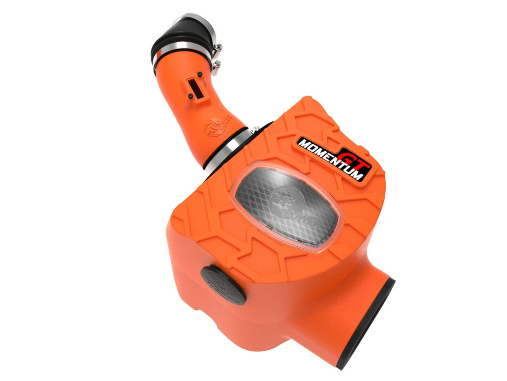 aFe Momentum GT Orange Edition Cold Air Intake System w/ Black Pro 5R Filters - Toyota Tundra 3.4TT 2022-2024