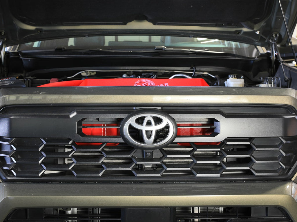 aFe POWER Red Edition Dynamic Air Scoop XL - Toyota Tacoma / 4Runner 2024+ (w/ Intake Kits 50-70119D / 50-70119R)