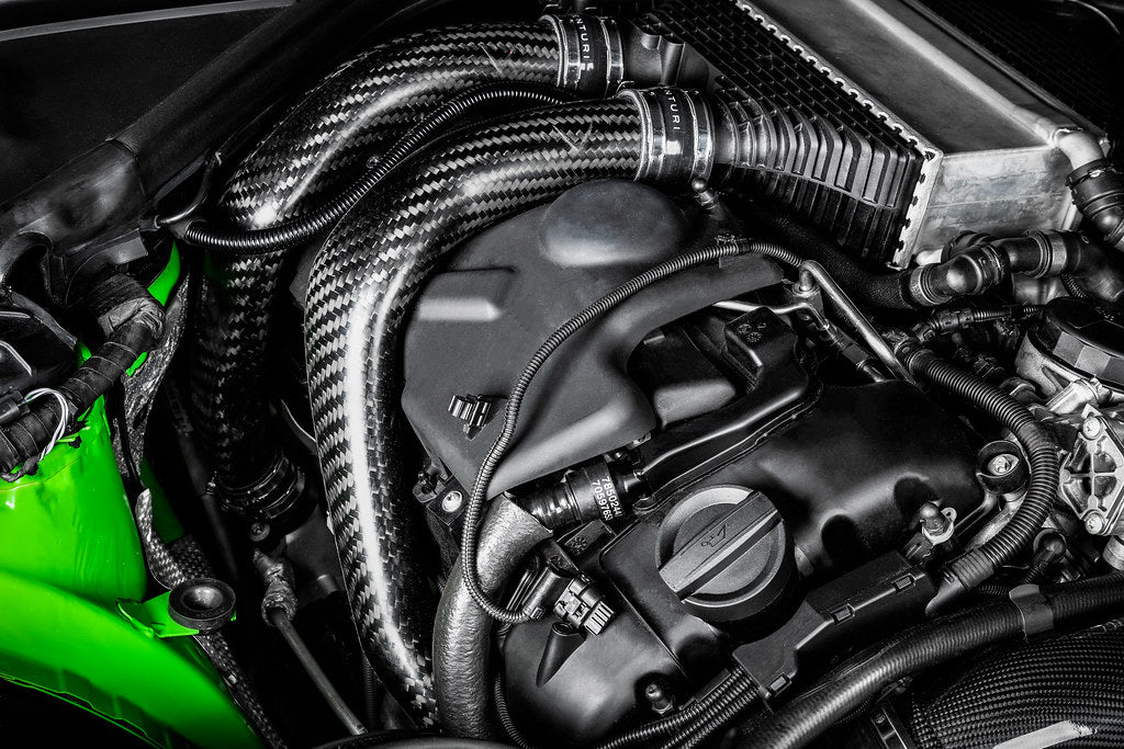 Eventuri Matte Carbon Fiber Charge Pipe Set - BMW M2 Competition & CS / M3 & M4 (F8x) 2015-2021