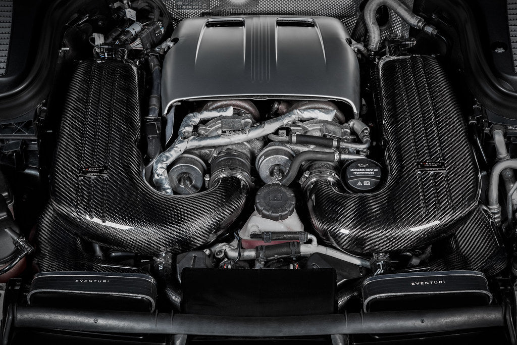 Eventuri Black Carbon Fiber Intake System - Mercedes GLC63 / GLC63S AMG 2018-2021