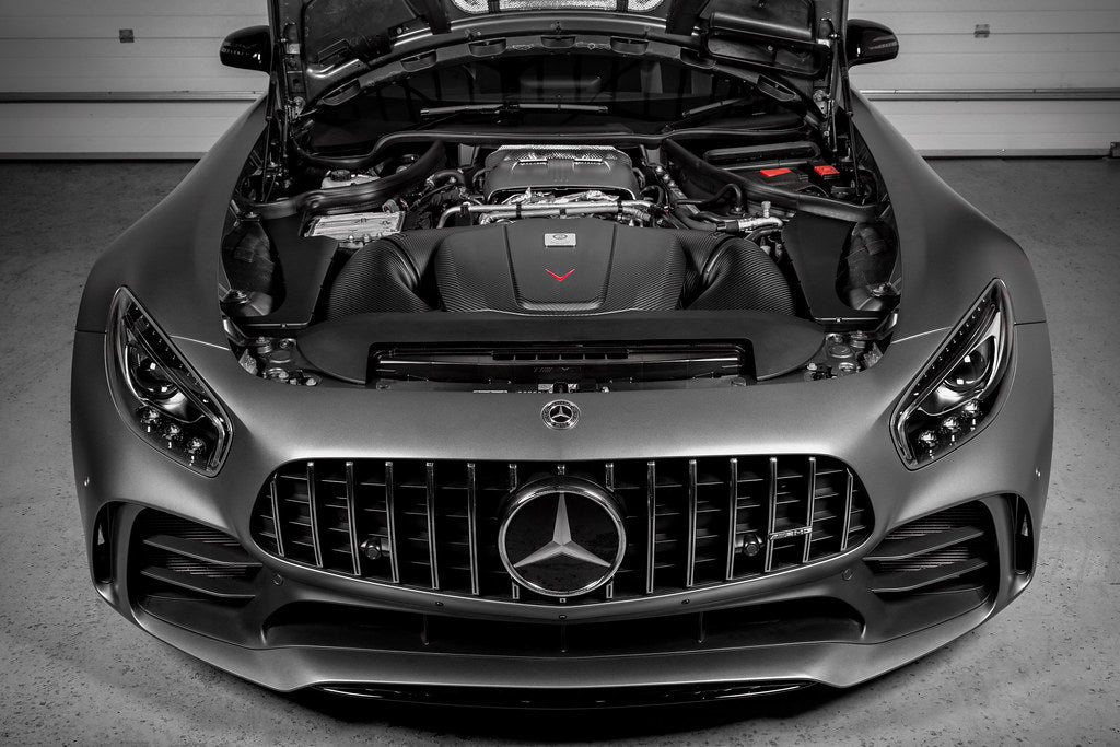 Eventuri Matte Carbon Fiber Intake + Engine Cover - Mercedes AMG GT / GTS / GTR (C190/R190) 2015-2021