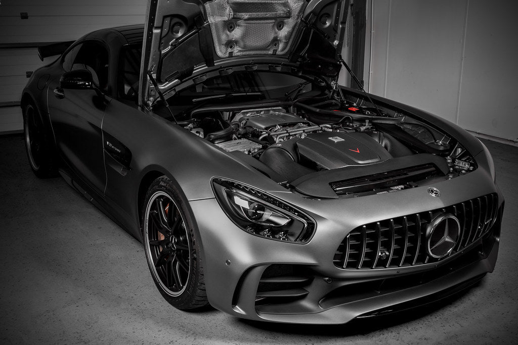 Eventuri Matte Carbon Fiber Intake + Engine Cover - Mercedes AMG GT / GTS / GTR (C190/R190) 2015-2021