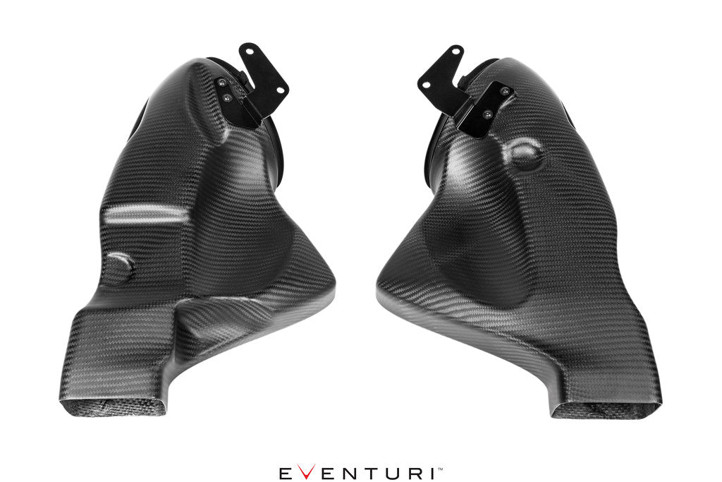 Eventuri Matte Carbon Fiber Intake + Engine Cover - Mercedes AMG GT / GTS / GTR (C190/R190) 2015-2021