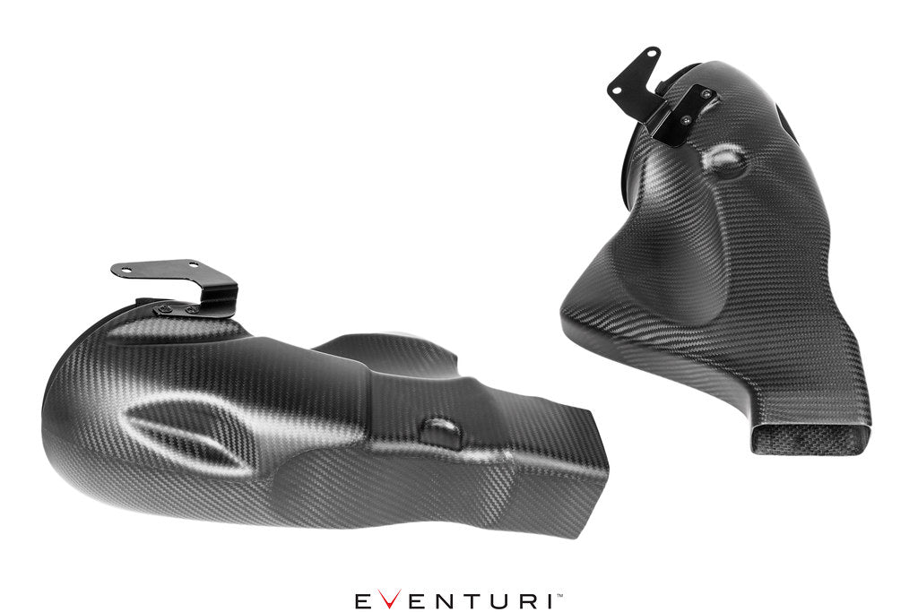 Eventuri Matte Carbon Fiber Intake + Engine Cover - Mercedes AMG GT / GTS / GTR (C190/R190) 2015-2021