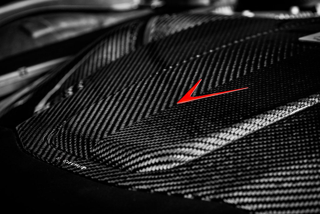 Eventuri Gloss Carbon Fiber Intake + Engine Cover - Mercedes AMG GT / GTS / GTR (C190/R190) 2015-2021