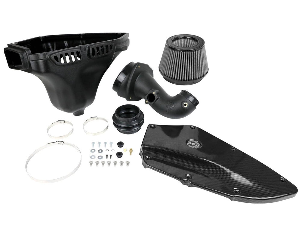 aFe MagnumForce Stage 2 Pro Dry S Air Intake System w/ Carbon Look Lid - BMW 3-Series (E9x) 3.0L 2006-2013