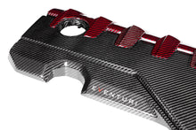 Load image into Gallery viewer, Eventuri Black Carbon and Red Kevlar Engine Cover - Audi RS3 (8V/8Y) 2017+ / TT RS (8S) 2018-2022