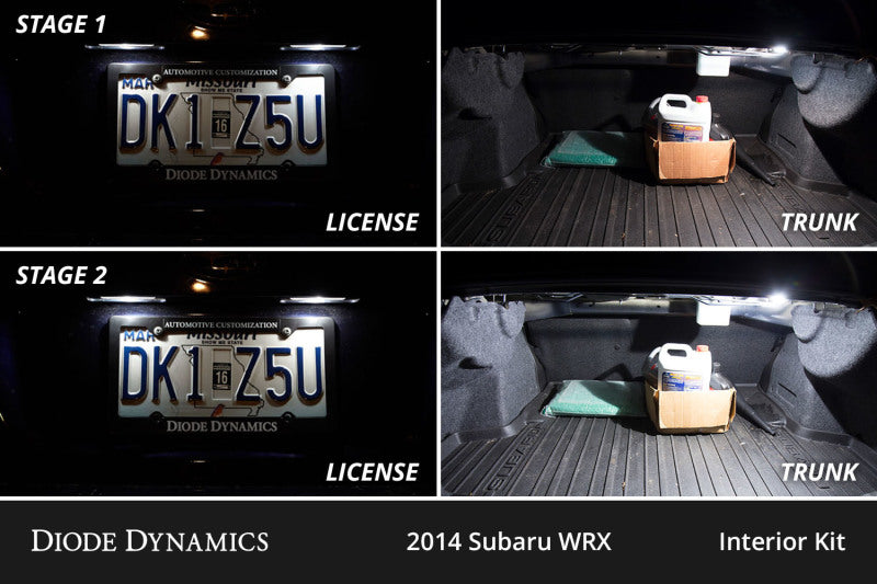 Diode Dynamics Stage 1 Interior LED Conversion Kit - Subaru WRX 2008-2014