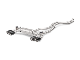 Akrapovic Titanium Evolution Line Cat Back Exhaust w/Carbon Tips - BMW M2 (F87) 2016-2018