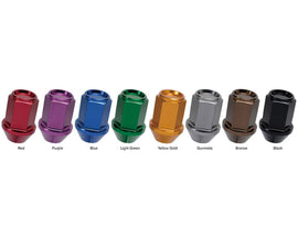 Project Kics 12x1.50 Red Leggdura Racing Shell Type Lug Nut - 1pc