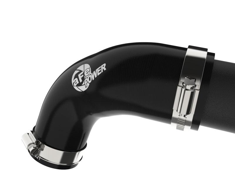 aFe BladeRunner 2-1/4in Aluminum Hot Charge Pipe Black - Ford Bronco Raptor 2022-2025 / Ranger Raptor 2024-2025