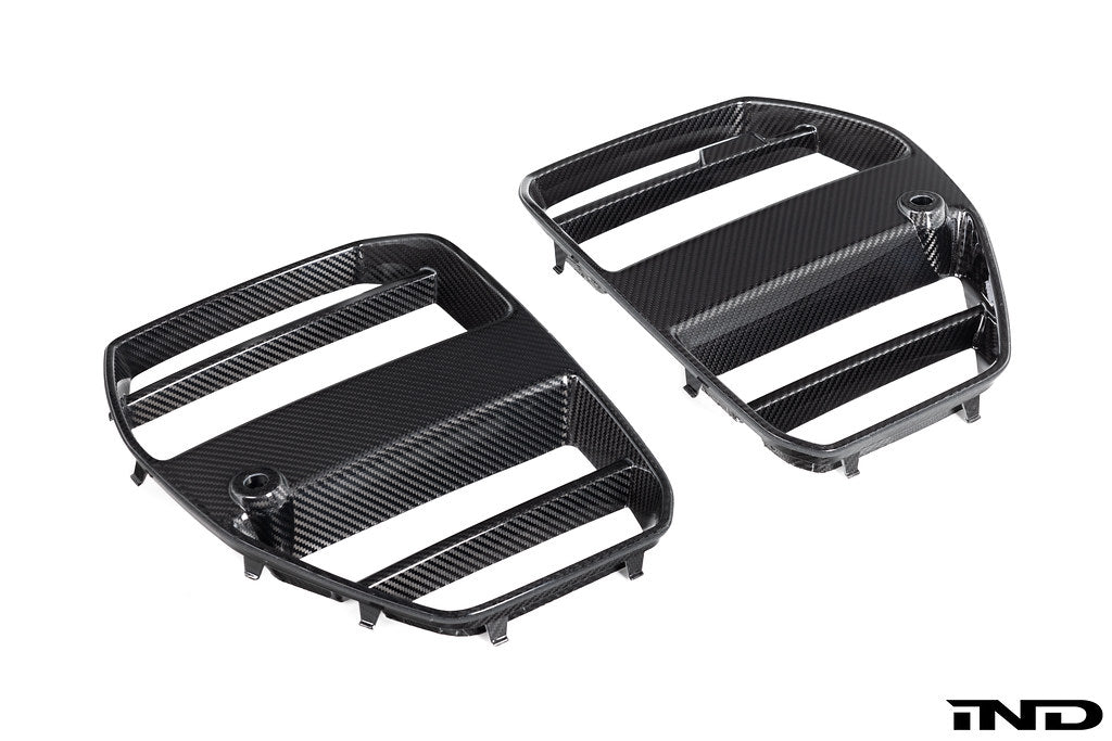 AutoTecknic Dry Carbon Podium V1 Front Grille - BMW M3/M4 (G8x) 2021+
