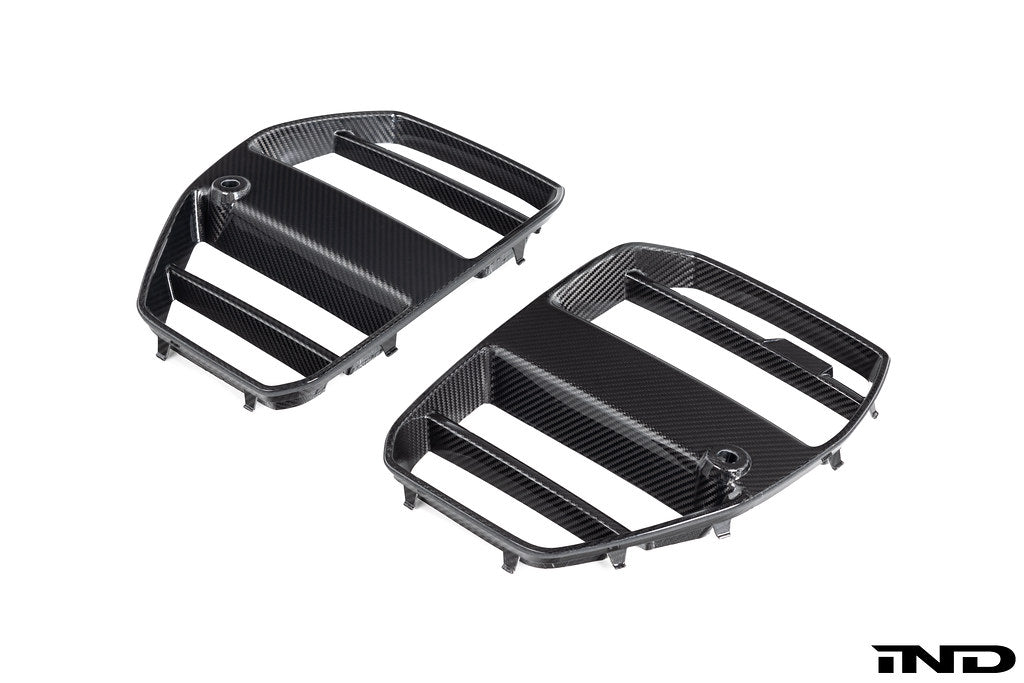 AutoTecknic Dry Carbon Podium V1 Front Grille - BMW M3/M4 (G8x) 2021+