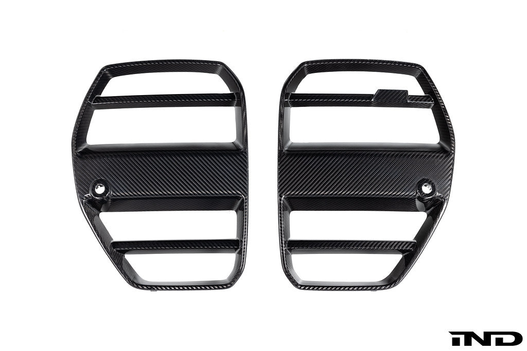 AutoTecknic Dry Carbon Podium V1 Front Grille - BMW M3/M4 (G8x) 2021+