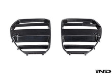 Load image into Gallery viewer, AutoTecknic Dry Carbon Podium V1 Front Grille - BMW M3/M4 (G8x) 2021+