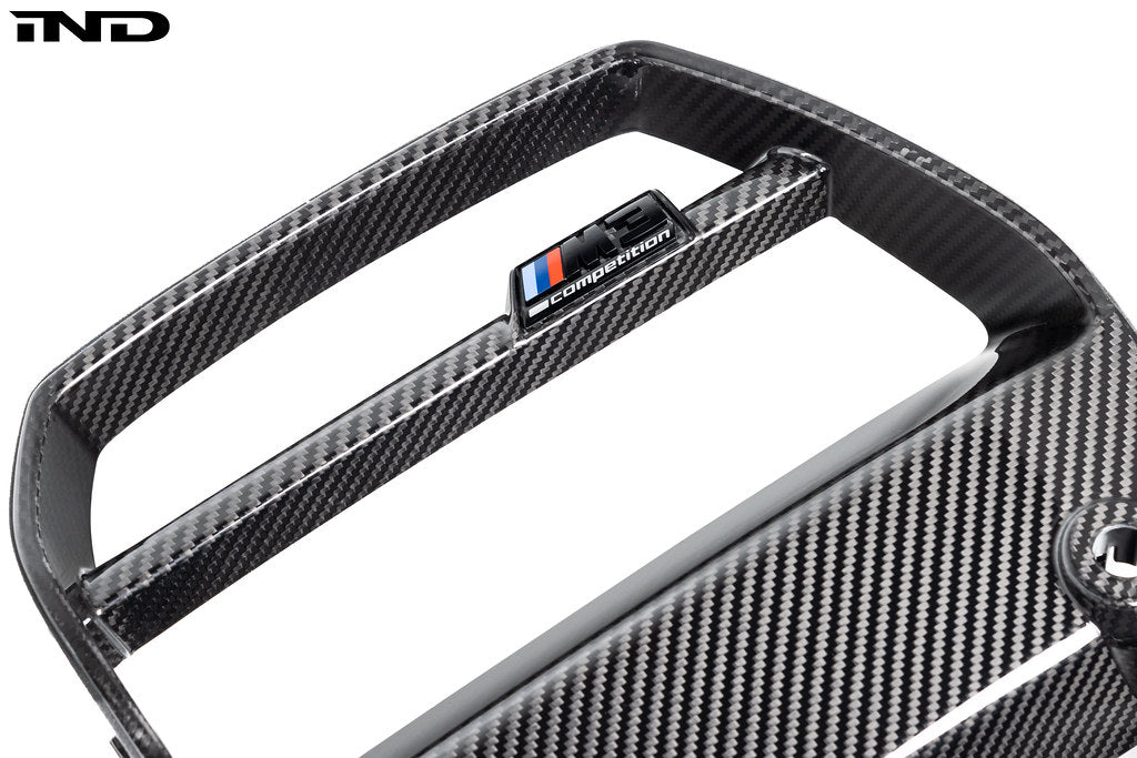 AutoTecknic Dry Carbon Podium V1 Front Grille - BMW M3/M4 (G8x) 2021+