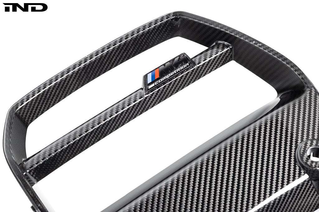 AutoTecknic Dry Carbon Podium V1 Front Grille - BMW M3/M4 (G8x) 2021+