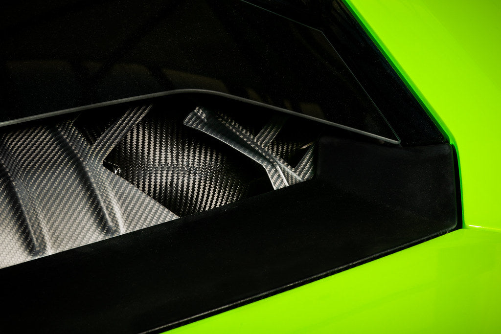 Eventuri Black Carbon Fiber Engine Cover Set - Lamborghini Huracan 2015-2024