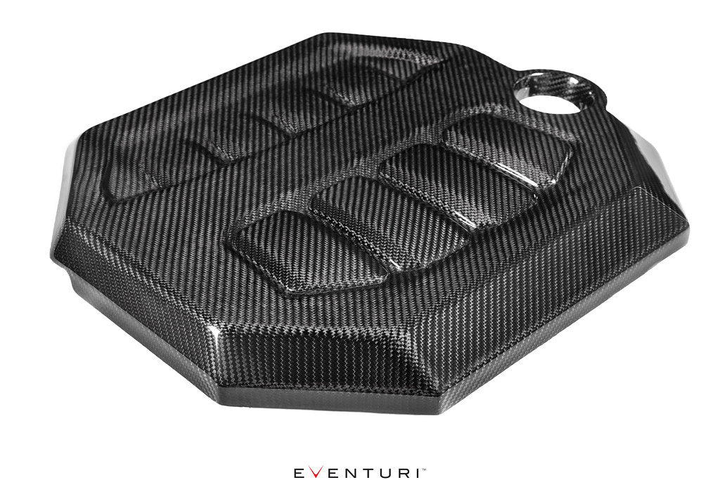 Eventuri Black Carbon Engine Cover - Volkswagen GTI / Golf R (MK8/8.5) 2022+