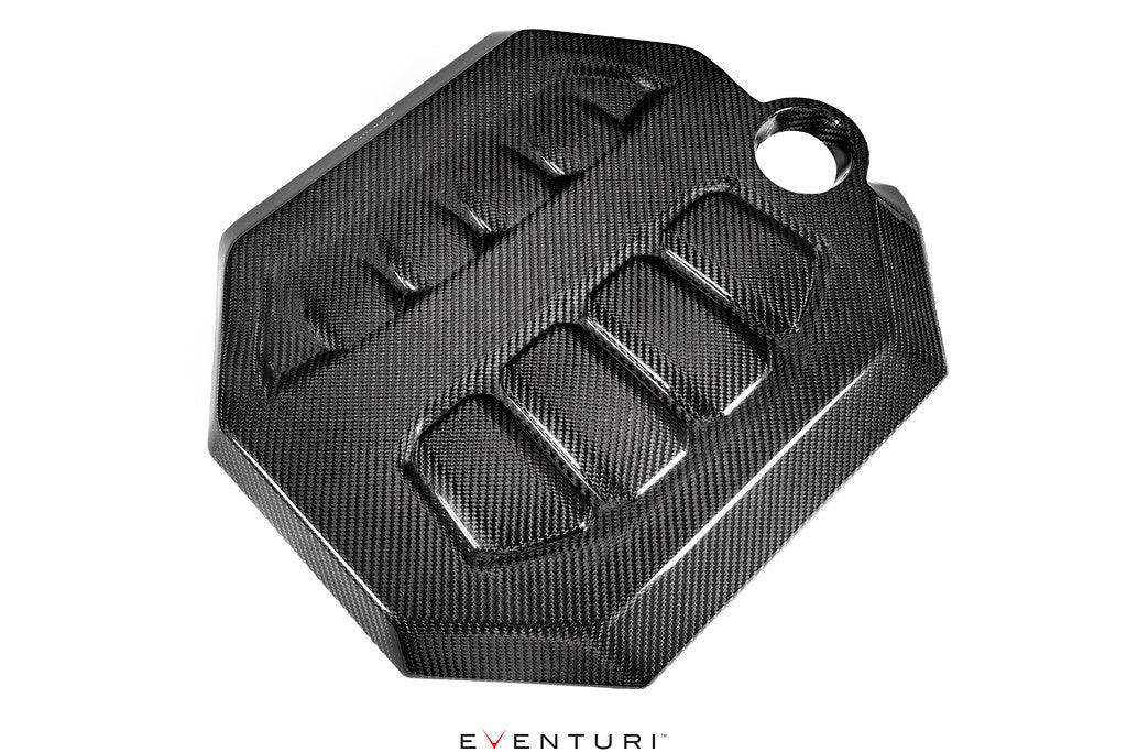 Eventuri Black Carbon Engine Cover - Volkswagen GTI / Golf R (MK8/8.5) 2022+