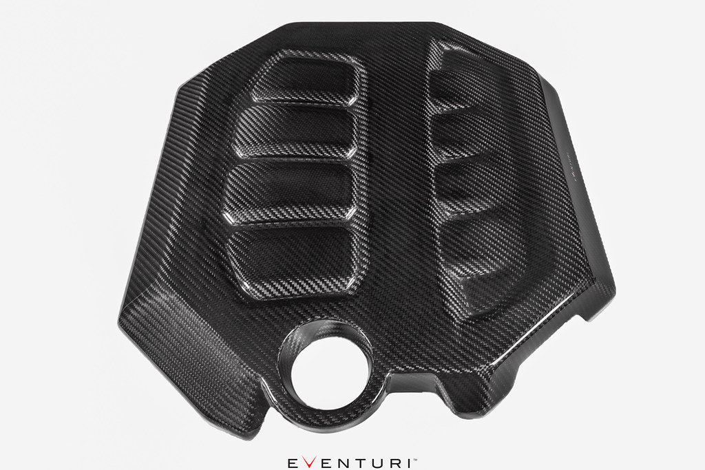 Eventuri Black Carbon Engine Cover - Volkswagen GTI / Golf R (MK8/8.5) 2022+