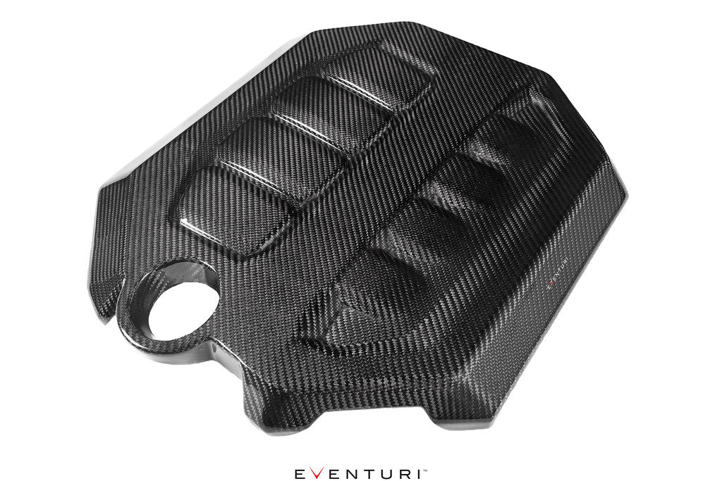 Eventuri Black Carbon Engine Cover - Volkswagen GTI / Golf R (MK8/8.5) 2022+