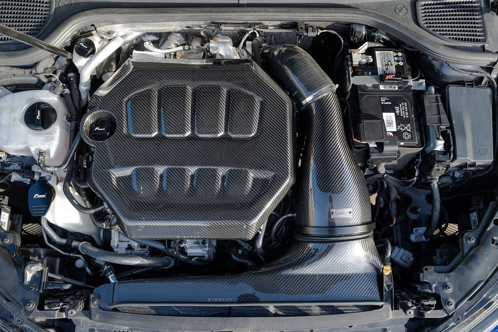 Eventuri Black Carbon Engine Cover - Volkswagen GTI / Golf R (MK8/8.5) 2022+