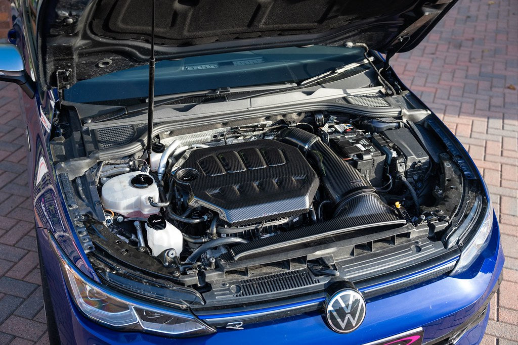 Eventuri Black Carbon Engine Cover - Volkswagen GTI / Golf R (MK8/8.5) 2022+