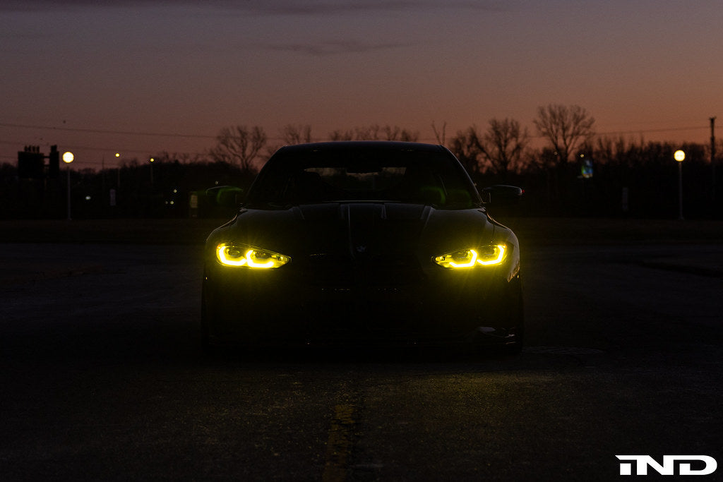Motorsport+ CSL Style Yellow DRL LED Module Set - BMW M3 / M4 (G8x; Pre-LCI) 2021-2022