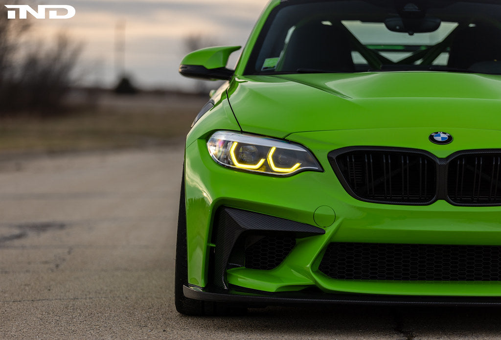Motorsport+ CSL Style Yellow DRL LED Module Set - BMW M2 (F87) 2016-2021