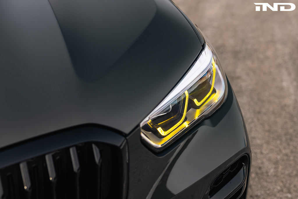 Motorsport+ CSL Style Yellow DRL LED Module Set - BMW X5M / X6M (F9x) Pre-LCI 2020-2026 / XM (G09) 2023-2024