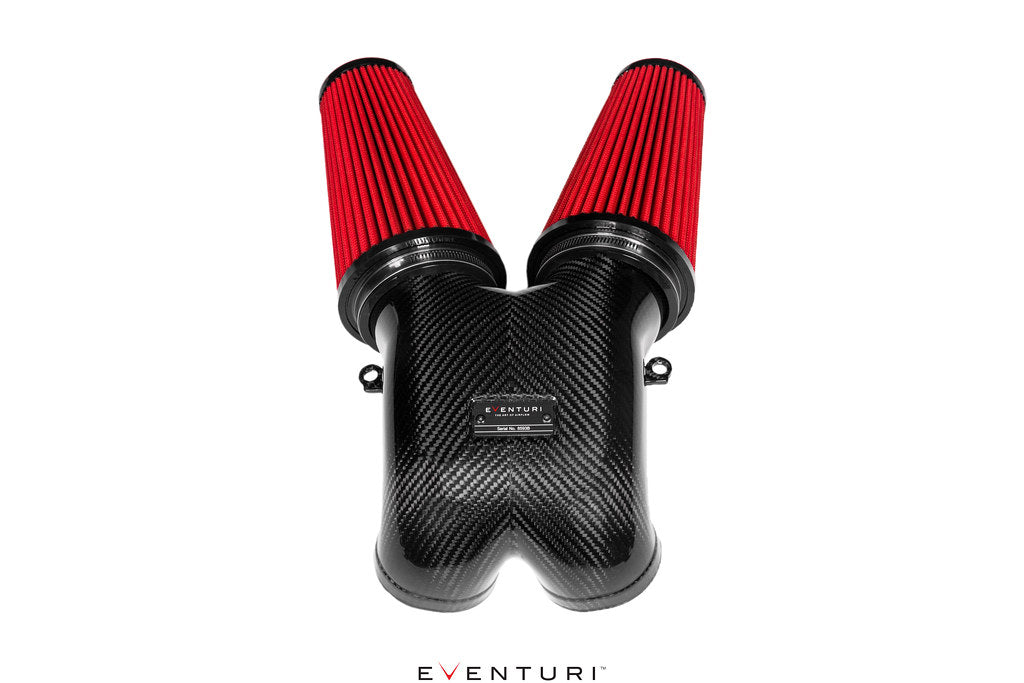 Eventuri Black Carbon Fiber Intake System - Various 4.0TFSI Twin Turbo V8 Models 2025+