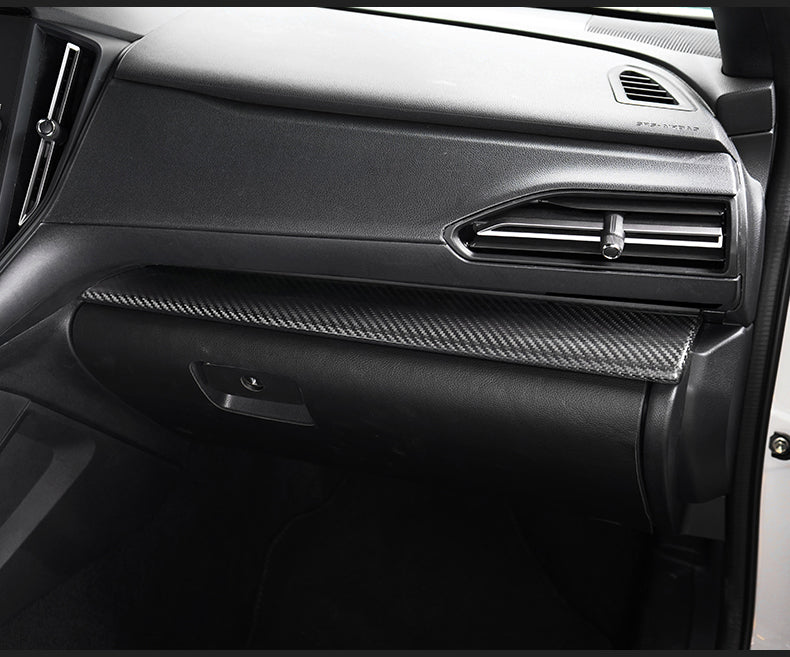 JDMuscle Tanso Dry Carbon Fiber Driver & Passenger Dash Trim Covers 2 Piece - Subaru WRX 2022-2025