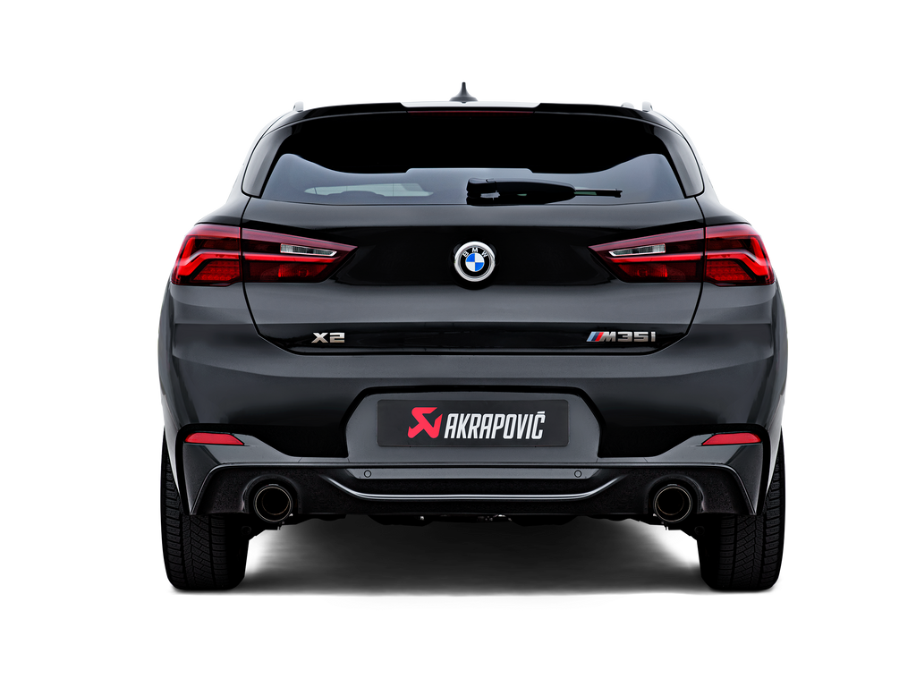 Akrapovic Titanium Slip-On Line Exhaust w/ Carbon Tips - BMW X2 M35i (F39) 2021-2023 / Mini Clubman JCW All4 (F54) 2020-2024