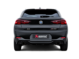 Akrapovic Titanium Slip-On Line Exhaust w/ Carbon Tips - BMW X2 M35i (F39) 2021-2023 / Mini Clubman JCW All4 (F54) 2020-2024