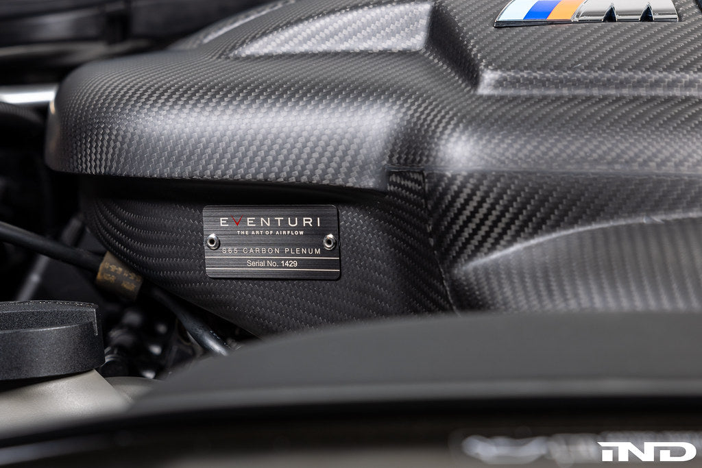Eventuri Matte Carbon Fiber Inlet Plenum - BMW M3 (E9x) 2008-2013