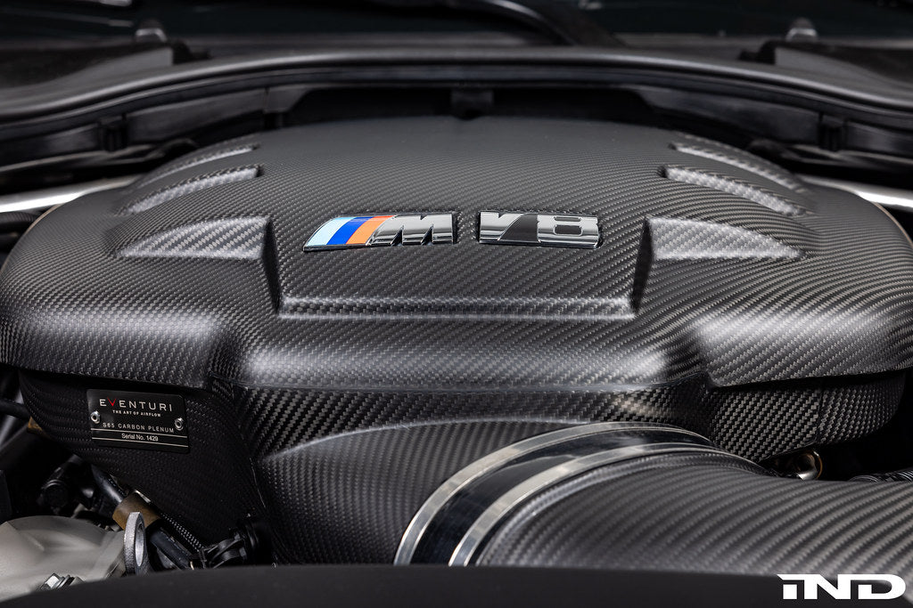 Eventuri Matte Carbon Fiber Inlet Plenum - BMW M3 (E9x) 2008-2013