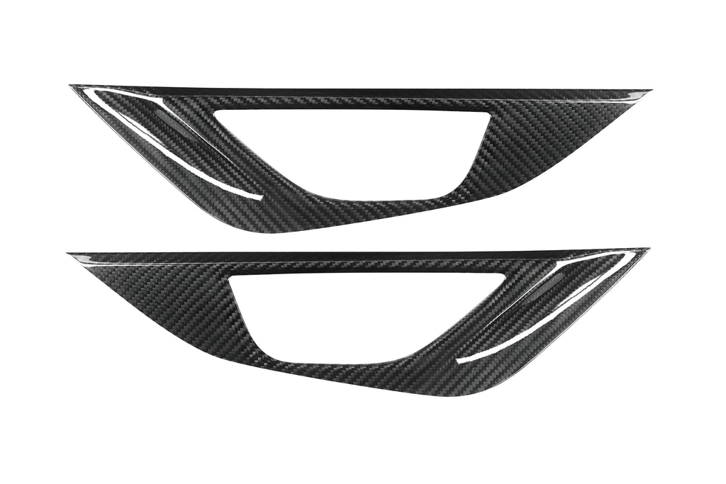 JDMuscle Tanso Dry Carbon Fiber Door Panel Covers 4 Piece - Subaru WRX 2022-2025
