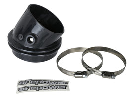 afe Magnum FORCE Intake Coupling Kit (4-3/8 IN ID to 3-7/8 IN x 30 Deg.) Black Elbow Coupler - Universal