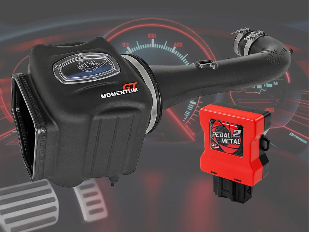 aFe Stage 3 Power Pack (Momentum Intake & P2M Throttle Enhancer) - GM Trucks/SUV 5.3L/6.2L 2014-2019