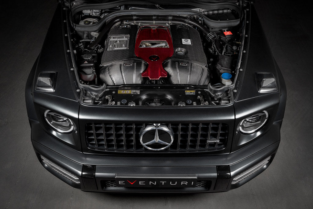 Eventuri Black Carbon Fiber Intake + Engine Cover - Mercedes G63 AMG 2019-2024